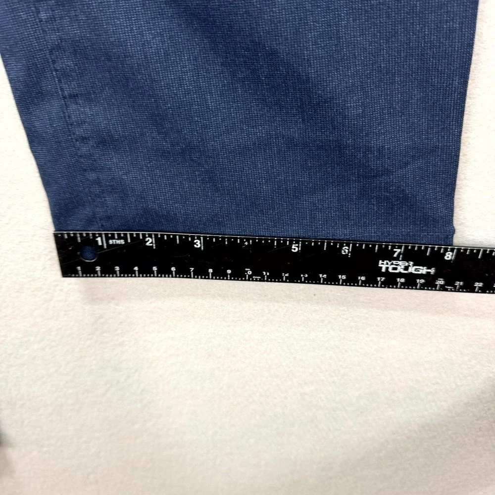 Izod Advantage Performance‎ Ankle Pants Mens 39x34* Blue Stretch Straight Fit